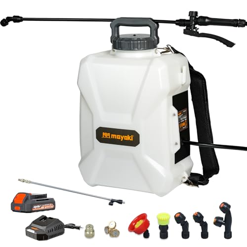 3 Gallon Lawn Garden Sprayer Compatible with DeWalt 20V MAX Battery - color: Gray