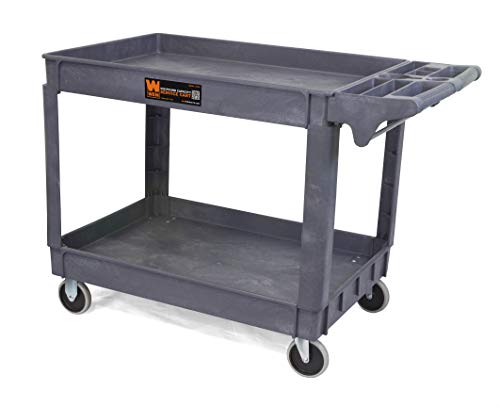 WEN 500-Pound Capacity 46 By 25.5-Inch Extra Wide Service Utility Cart