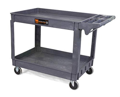 WEN 500-Pound Capacity 46 By 25.5-Inch Extra Wide Service Utility Cart