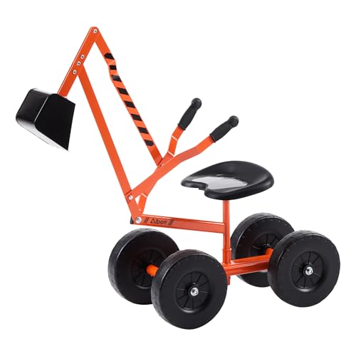 Albott Ride On Sand Digger Excavator Toys - color: Orange