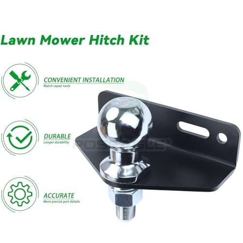 [Upgraded Universal Heavy Duty Zero Turn Mower Trailer Hitch - color: A1 Trailer Hitch with 1-7/8" Diameter