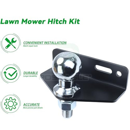 [Upgraded Universal Heavy Duty Zero Turn Mower Trailer Hitch - color: A1 Trailer Hitch with 1-7/8" Diameter