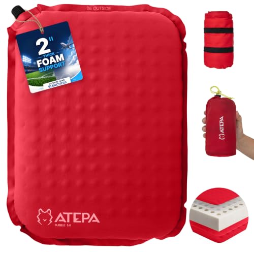 ATEPA Inflatable Seat Cushion - color: 1 Pack - Red