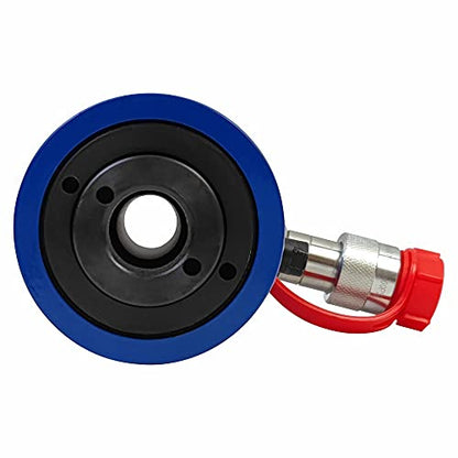 AMZCNC 20 Ton Hollow Hydraulic Ram Cylinder, 2 Inch, Single Acting - size: 20T 2Inch