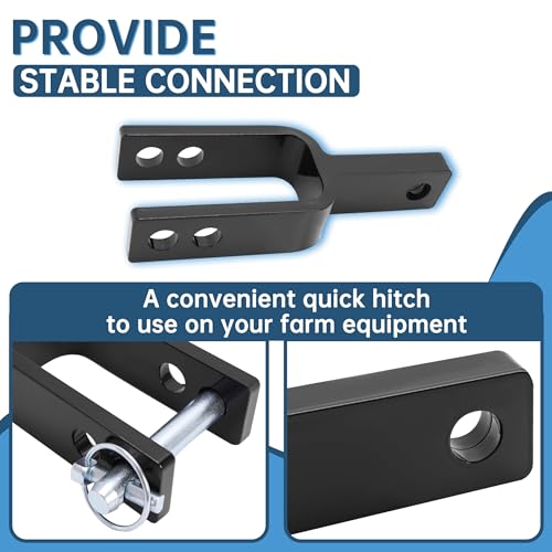HECASA Versatile Quick Hitch Adapter Suitable for Category 1 3-Point