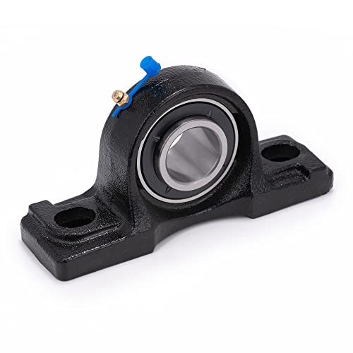 XiKe UCP206-19 with 1-3/16" Bore -Pack of 4 Mounted Pillow Block Bearings - size: UCP206-19 Bore 1-3/16"