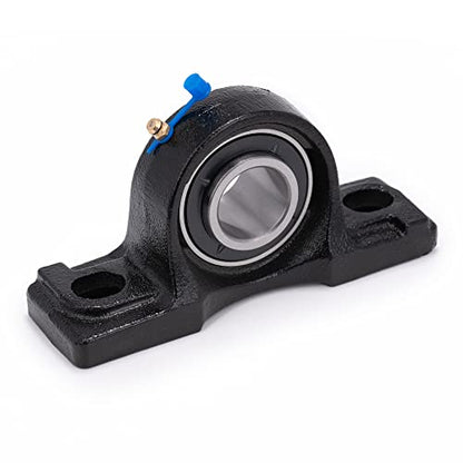 XiKe UCP206-19 with 1-3/16" Bore -Pack of 4 Mounted Pillow Block Bearings - size: UCP206-19 Bore 1-3/16"