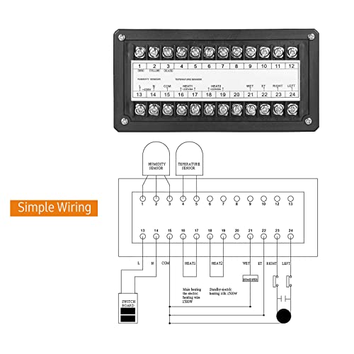 Garosa Egg Incubator Controller, Digital Thermostat