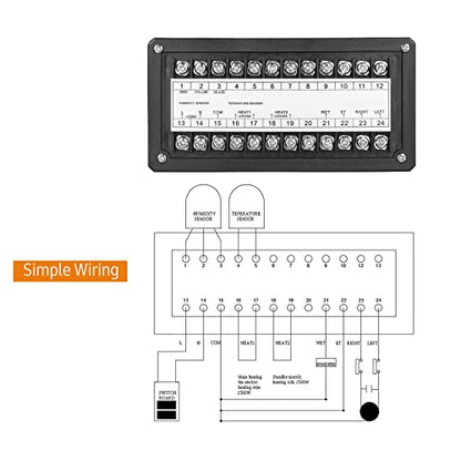 Garosa Egg Incubator Controller, Digital Thermostat