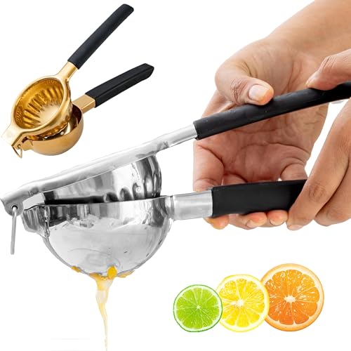 A Bar Above Hand Press Juicer for Cocktails, Heavy Duty, Silver Finish - color: Silver, size: 1 Pack