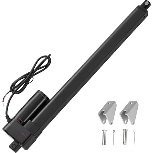 JQDML 16 Inch Stroke Linear Actuator 12V 440 lbs Heavy Duty IP65 Waterproof - size: 16"