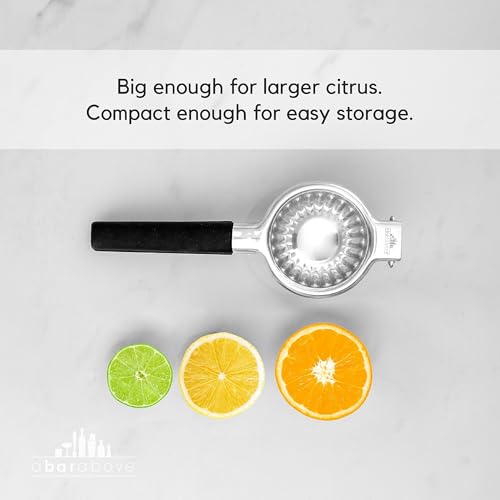 A Bar Above Hand Press Juicer for Cocktails, Heavy Duty, Silver Finish - color: Silver, size: 1 Pack