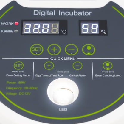 33 Quail Chicken Egg Incubator for Hatching Eggs, Small Poultry Incubators - size: 33 Units