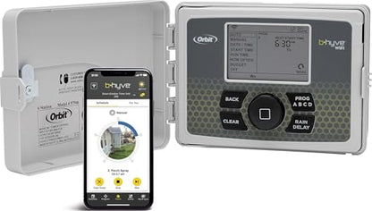 Orbit B-hyve Smart Indoor/Outdoor Sprinkler Controller - 12-Zone - App Controlled Smart Controller with Custom Irrigation Schedules - Weatherproof Multi-Zone Sprinkler System - 57950 - size: 12-Zone