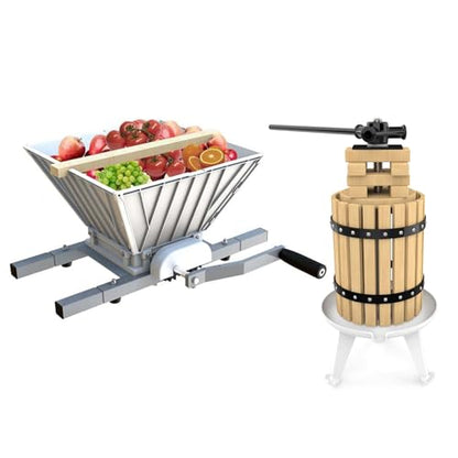 3.17Gallon/12L fruit press with 7L fruit crusher