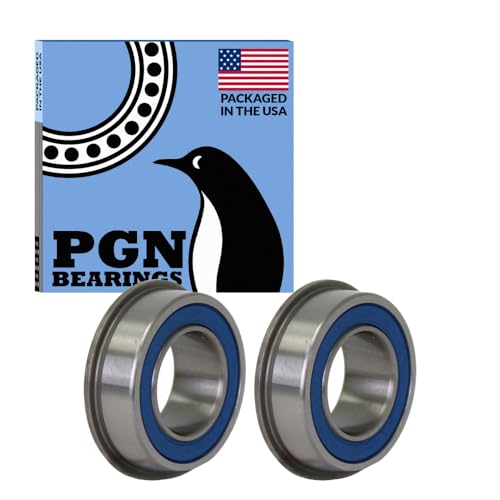 PGN 5/8" x1-3/8 (2 Pack) Flanged Ball Bearing Chrome Steel