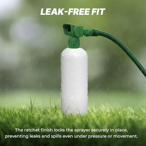 Hose-End Sprayer and 32 oz Bottle, 20:1 Ratio, 2-Pack - size: Bottle + Sprayer