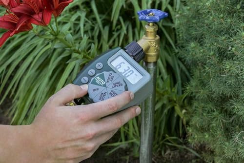Orbit Programmable Digital Hose Watering Timer - 1 Outlet - Battery Powered - with LCD Screen - Built-in Rain Delay - Water-Resistant - 62061 (5-Pack 1 Outlet) - size: 5-Pack 1 Outlet
