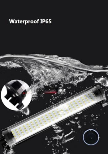 15W LED Milling Machina Lights Tube CNC Lathe Led Machine Work Light Explosion-Proof Lamp Waterproof IP65 Oil-Proof Industrial Lighting 110V-220V (15W) - size: 15 Watt