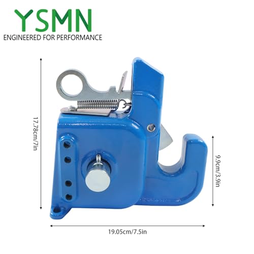 Tractor Change Quick Hitch with stabilizer bar 3-Point Hitch Adapter Replacement for Tractors and Implements Blue