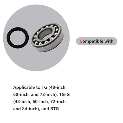 Self Aligning Bearing Seal Kit Compatible with King Kutter RTG, TG & TG-G Series Tiller, Replace 902019 505017