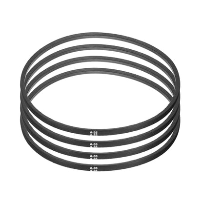 uxcell 4pcs A35 or 4L370 Classic Wrapped Rubber V-Belt, 35"(889mm) Inside Circumference, A Profile V Belt - size: A35