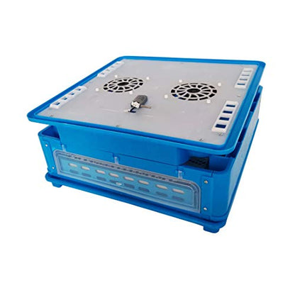 TECHTONGDA 64 Eggs Digital Egg Incubator Automatic Poultry Hatcher with Egg Turning and LCD Display 110V