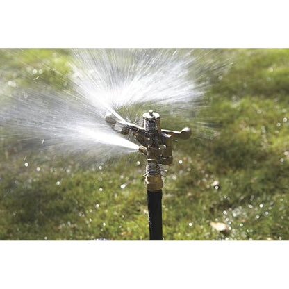Strongway Wheeled Sprinkler, 6-10 GPM, 100ft. Coverage, 7,800 Sq. Ft. - size: 2 Nozzles