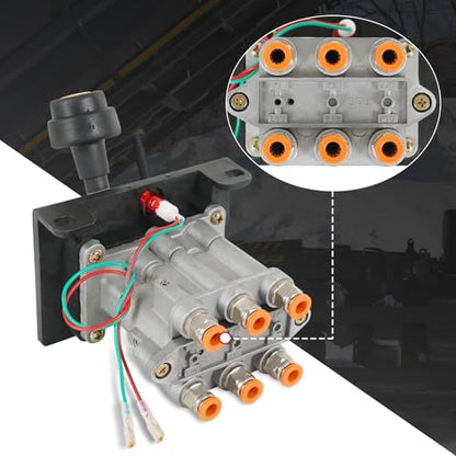 Hydraulic Flow Control Valves with PTO Switch For Dump Truck - size: Valve + 10m Air Tube