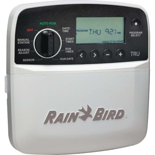 Rain Bird TRU4I Program-Based Indoor Irrigation Controller/Timer, WiFi Ready, 4-Zone/Station - style: Indoor