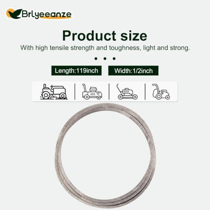 M154294 Lawn Mower Deck Belt - size: 118.6"L x 0.563"W