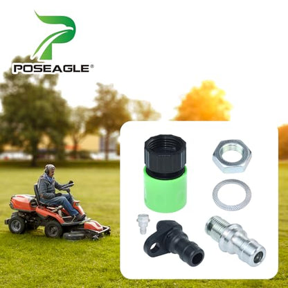 [Upgraded 490-900-M061 Deck Wash Kit Replaces 490-900-0025 | Including 921-04041 Lawn Mower Deck Wash Adapter Nozzle, 737-04003D Deck Wash Nozzle, 731-07487 Deck Wash Nozzle - color: A01 1x490-900-M061 Deck Wash Kit