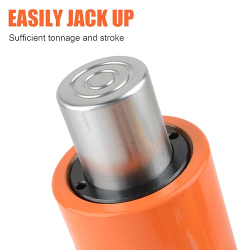 HZLZRZ 20 Ton Hydraulic Cylinder Jack 2" Stroke Porta Power Ram, Mini Hydraulic Jack, Industrial Lifting Retract Automatically for Shipping Building Construction (RC/2050) - style: RC/2050