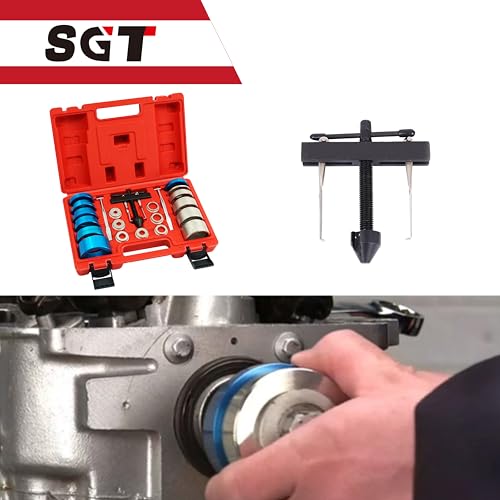 SGT 22pcs Crank Bearing Camshaft Seal Installer and Remover Set - color: Red