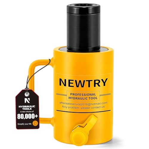 NEWTRY 30T Hydraulic Hollow Jack Cylinder, 2" Stroke Porta Power Ram