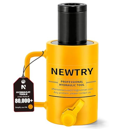 NEWTRY 30T Hydraulic Hollow Jack Cylinder, 2" Stroke Porta Power Ram