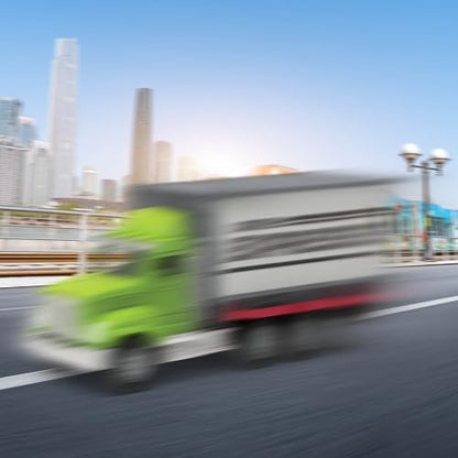 Driven by Battat Container Truck Toy with Lights and Sounds, Trucks, Micro - style: Container Truck