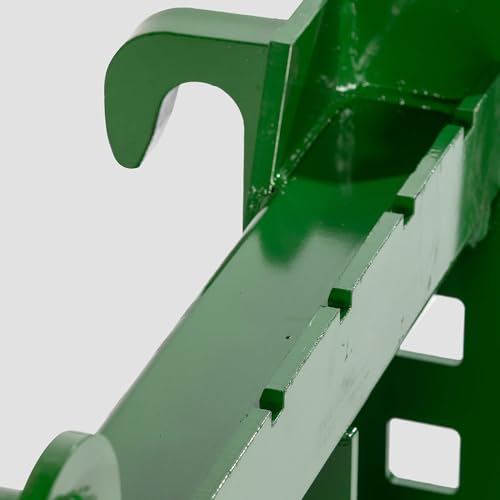 Titan Attachments Economy Series Global Euro Hay Frame Attachment with Hay Spear and Stabilizers Fits John Deere Tractors, Rated 4,000 LB (39" Main Spear + 17.5" Stabilizers) - style: 39" Main Spear + 17.5" Stabilizers