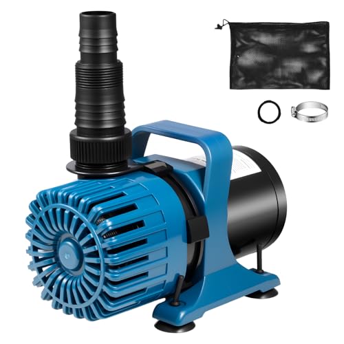 TONGCHANT 4500 GPH Pond Pump for Fish Pond Fountain & Waterfall, 19FT Lift - size: 4500GPH-220W