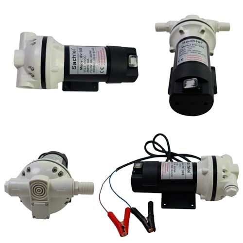 Sachiel DC 12V DEF Transfer Pump for Diesel Exhaust Fluid, Diaphragm Irrigation Self-Priming Electric Water Pump, Chemical Transfer Compatible, 400W, 10.6 GPM, 36ft Lift - style: 12V DEF TRANFER PUMP