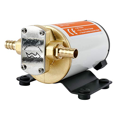 Amarine Made 12v Oil Scavenge Pump Self Priming Impeller Gear Pump