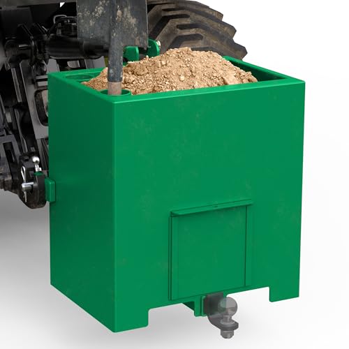 YINTATECH 800lbs 3 Point Capacity Tractor Ballast for CAT1, Green - color: GREEN