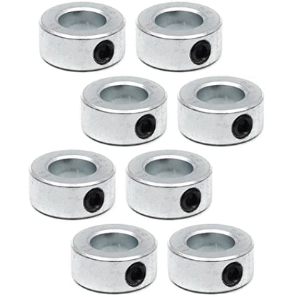 TonGass 8 Pack 5/8 Inch Bore Shaft Collars with Set Screws - size: 5/8"