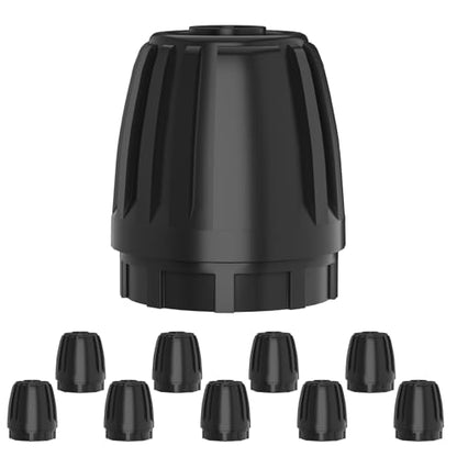 Bonviee 10-Pack 1/2-Inch Barbed Lock Irrigation End Plugs - size: 1/2" Barbed End Plug-10 PCS
