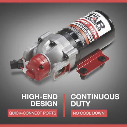 NorthStar NSQ 12V On-Demand Sprayer Pump, 2.2 GPM, Quick-Connect Ports