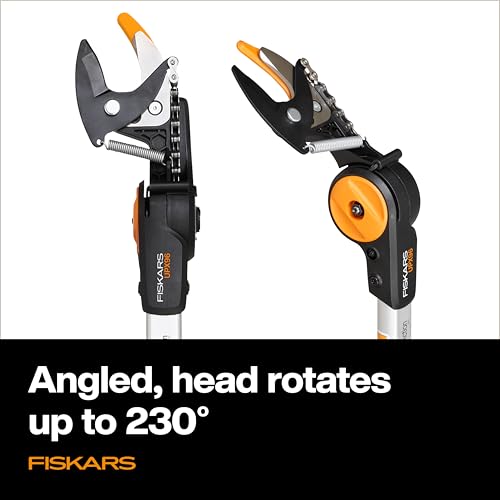 Fiskars 7-13 Ft DualAction Extendable Pole Pruner, Telescoping Tree Pruner - style: 7-13 ft DualAction