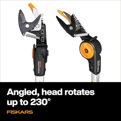 Fiskars 7-13 Ft DualAction Extendable Pole Pruner, Telescoping Tree Pruner - style: 7-13 ft DualAction