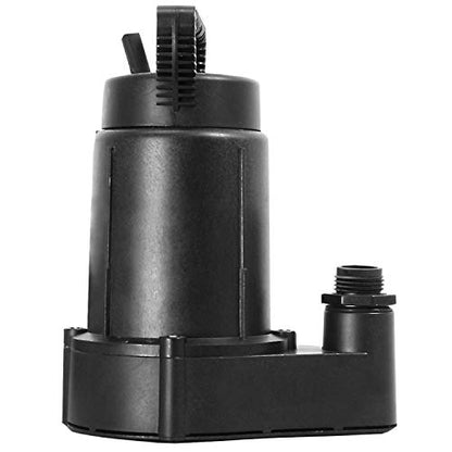 EcoPlus 1500 Elite Submersible Water Pump, Bottom Intake & Removes Down To 1/8", 1500 GPH