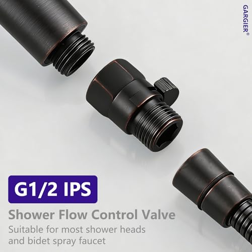 G1/2 IPS Shower Head Shut Off Valve - color: Oil Rubbed Bronze
