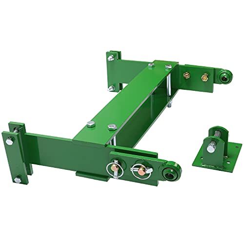 ALMULOO 3 Point Hitch Conversion Compatible with John Deere M and MT, Green, Steel, Powder Coated